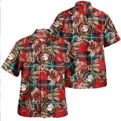 Clan Ruthven Modern Tartan Crest Badge Aloha Hawaiian Shirt Tropical Old Style KU37 Ruthven Modern Tartan Tartan Today   