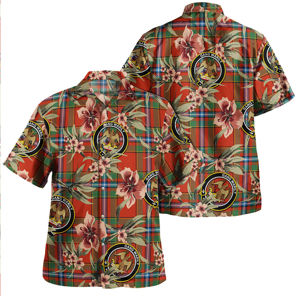 Clan Drummond of Fingask Ancient Tartan Crest Badge Aloha Hawaiian Shirt Tropical Old Style YM23 Drummond of Fingask Ancient Tartan Tartan Today   