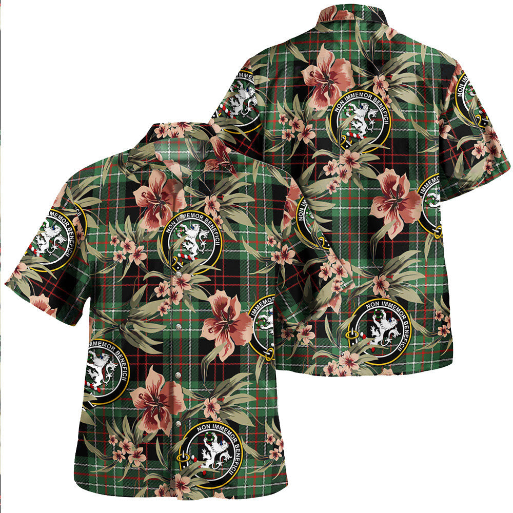 Clan MacDiarmid Modern Tartan Crest Badge Aloha Hawaiian Shirt Tropical Old Style IC68 MacDiarmid Modern Tartan Tartan Today   