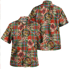 Drummond of Perth Ancient Tartan Clan Crest Badge Aloha Hawaiian Shirt Tropical Old Style CZ97 Drummond of Perth Ancient Tartan Tartan Today   