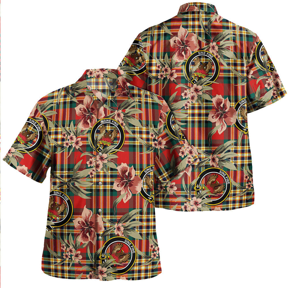 Clan MacGill Modern Tartan Crest Badge Aloha Hawaiian Shirt Tropical Old Style YQ82 MacGill Modern Tartan Tartan Today   