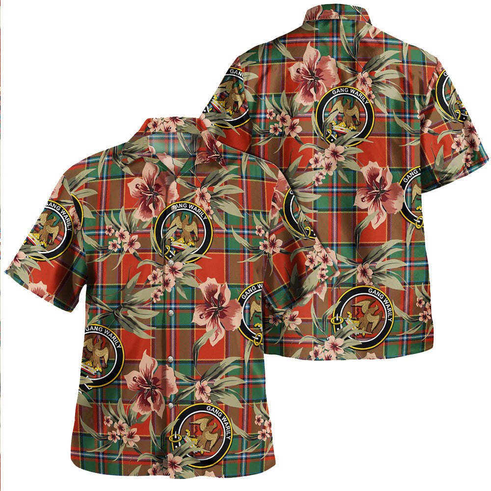 Drummond Ancient Tartan Clan Crest Badge Aloha Hawaiian Shirt Tropical Old Style OC10 Drummond Ancient Tartan Tartan Today   