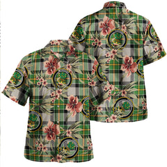 Clan Hamilton of Brandon Ancient Tartan Crest Badge Aloha Hawaiian Shirt Tropical Old Style ZG87 Hamilton of Brandon Ancient Tartan Tartan Today   