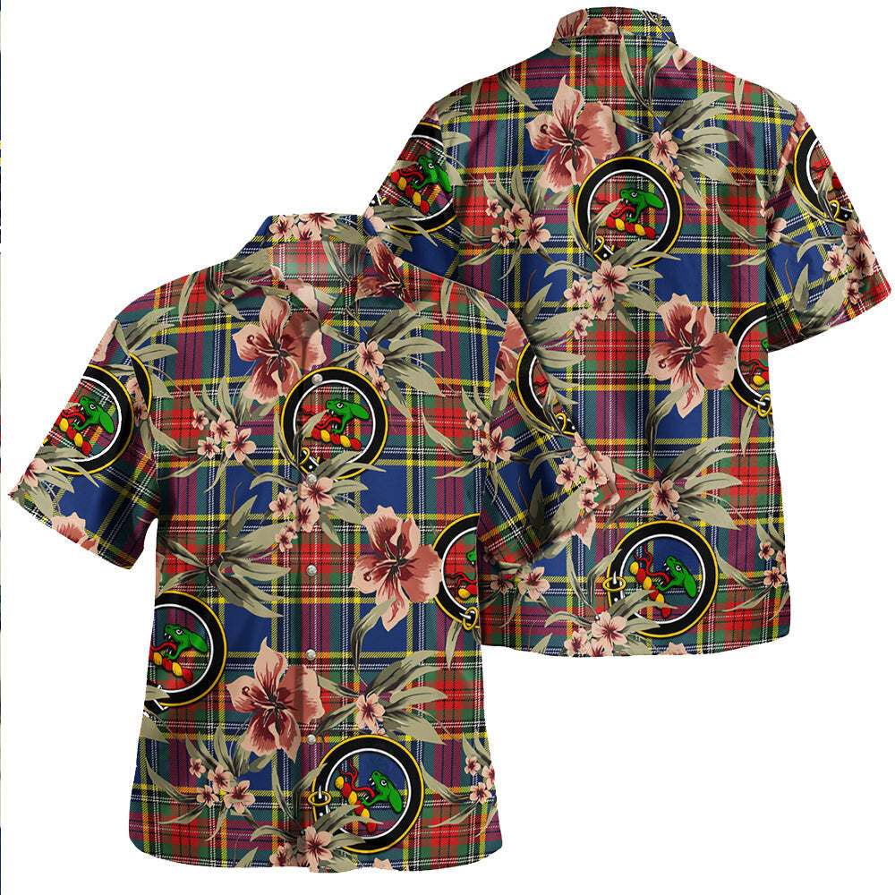 Clan MacBeth Modern Tartan Crest Badge Aloha Hawaiian Shirt Tropical Old Style OD61 MacBeth Modern Tartan Tartan Today   