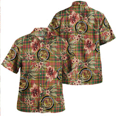 Drummond of Strathallan Weathered Tartan Clan Crest Badge Aloha Hawaiian Shirt Tropical Old Style WQ86 Drummond of Strathallan Weathered Tartan Tartan Today   