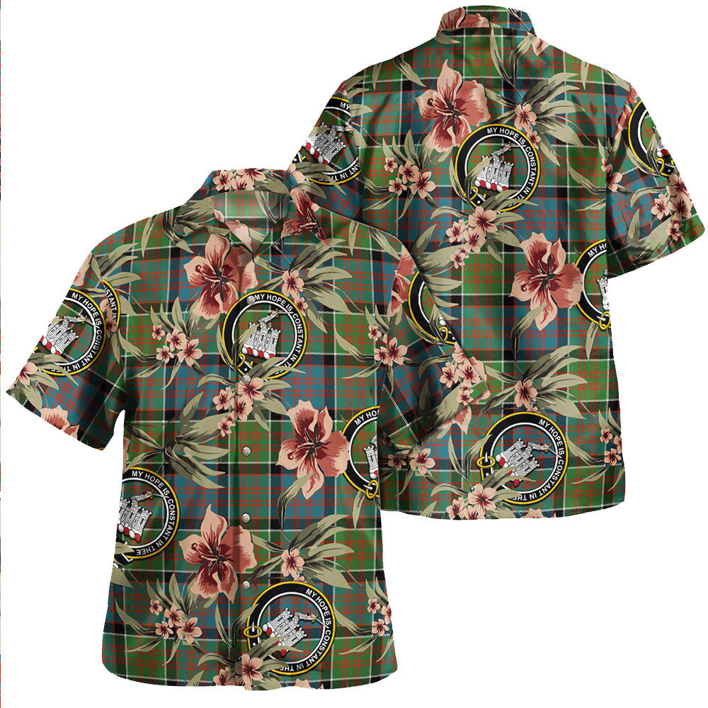 Clan MacDonald of Clanranald (Donald of Clanranald) Ancient Tartan Crest Badge Aloha Hawaiian Shirt Tropical Old Style FM70 MacDonald of Clanranald (Donald of Clanranald) Ancient Tartan Tartan Today   