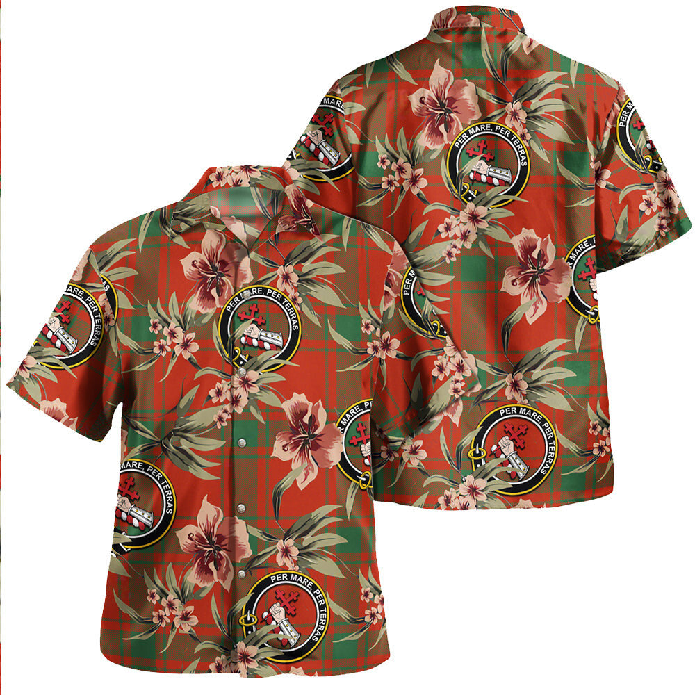 Clan MacDonald of Sleat (Donald Lord MacDonald) Ancient Tartan Crest Badge Aloha Hawaiian Shirt Tropical Old Style YB76 MacDonald of Sleat (Donald Lord MacDonald) Ancient Tartan Tartan Today   