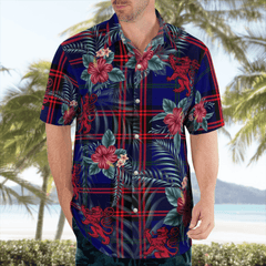 Clan Home Modern Tartan Scottish Lion Hawaiian Shirt HW48 Home Modern Tartan Tartan Hawaii Shirt   