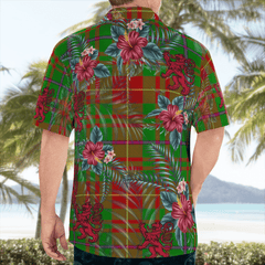 Clan Fulton Tartan Scottish Lion Hawaiian Shirt ZK79 Fulton Tartan Tartan Hawaii Shirt   