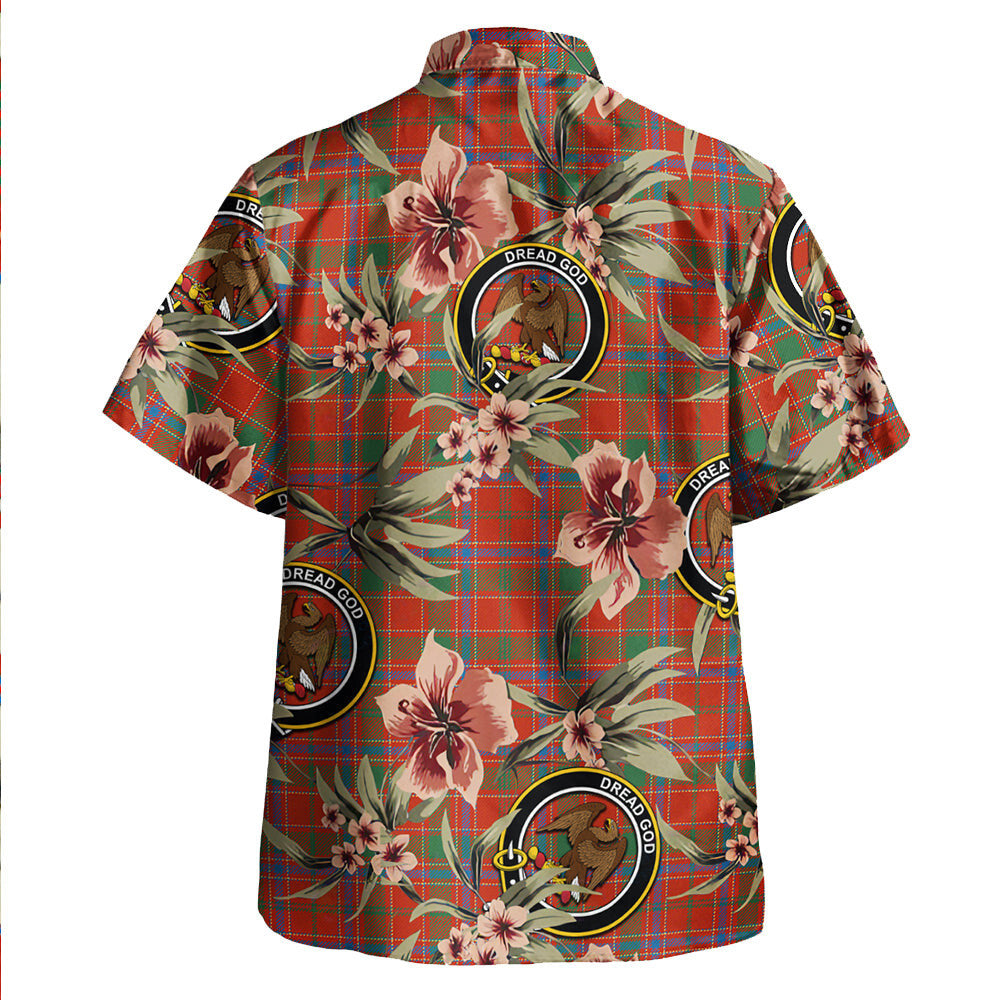 Clan Munro Ancient Tartan Crest Badge Aloha Hawaiian Shirt Tropical Old Style JM67 Munro Ancient Tartan Tartan Today   