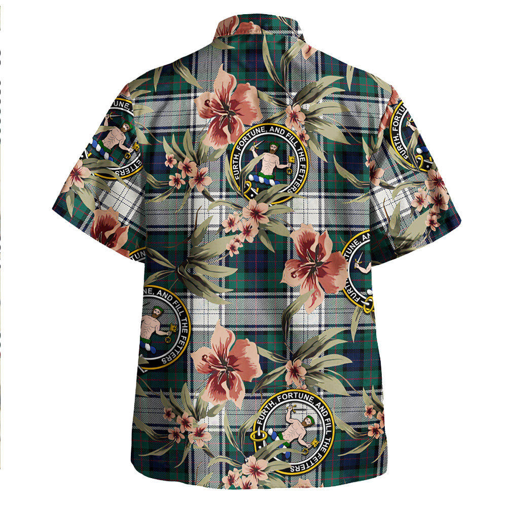 Clan Murray of Atholl Dress (Murray Dress) Modern Tartan Crest Badge Aloha Hawaiian Shirt Tropical Old Style JC34 Murray of Atholl Dress (Murray Dress) Modern Tartan Tartan Today   