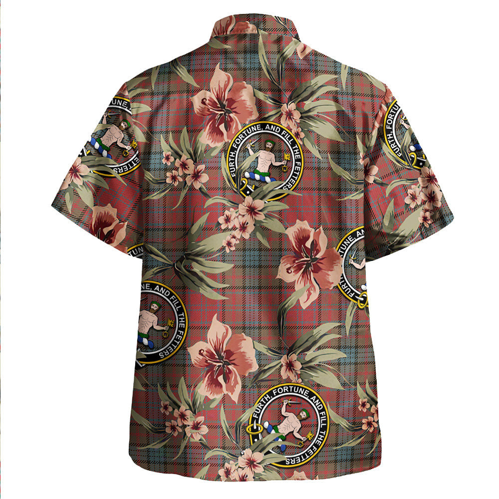 Clan Murray of Atholl Red Dress (Murray of Atholl Red Dress) Weathered Tartan Crest Badge Aloha Hawaiian Shirt Tropical Old Style KK38 Murray of Atholl Red Dress (Murray of Atholl Red Dress) Weathered Tartan Tartan Today   