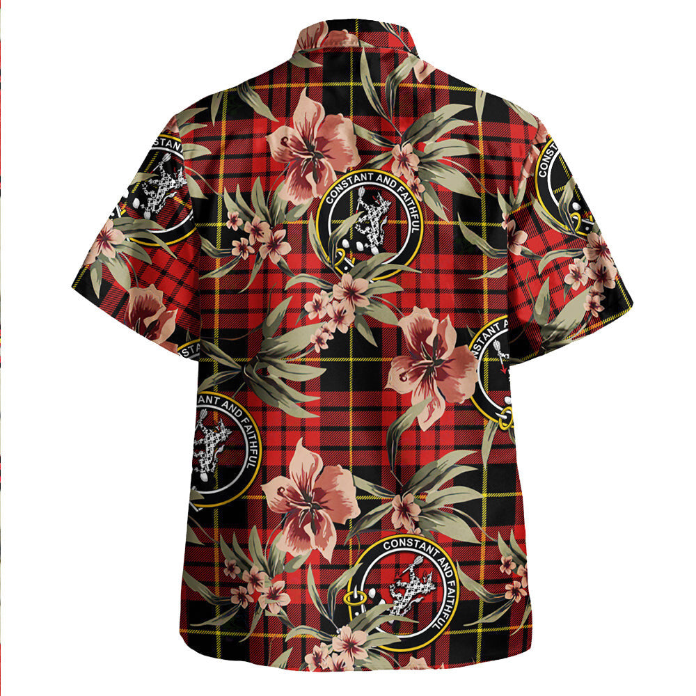 Clan MacQueen Modern Tartan Crest Badge Aloha Hawaiian Shirt Tropical Old Style CD97 MacQueen Modern Tartan Tartan Today   