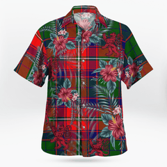 Clan Wauchope Tartan Scottish Lion Hawaiian Shirt SB64 Wauchope Tartan Tartan Hawaii Shirt   