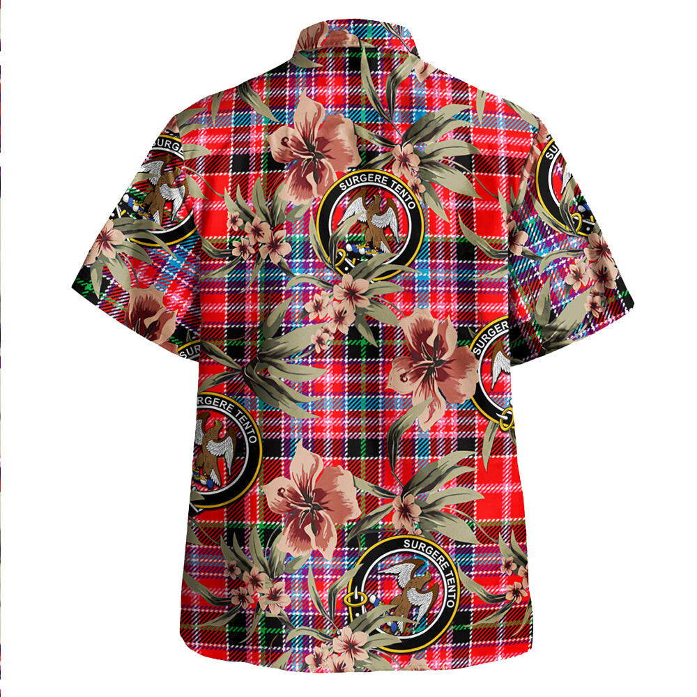 Clan Straiton Tartan Crest Badge Aloha Hawaiian Shirt Tropical Old Style XO61 Straiton Tartan Tartan Today   