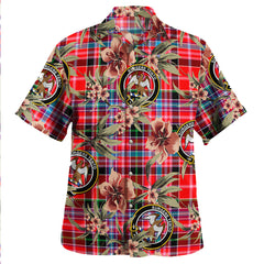 Clan Straiton Tartan Crest Badge Aloha Hawaiian Shirt Tropical Old Style XO61 Straiton Tartan Tartan Today   