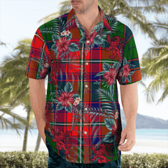 Clan Wauchope Tartan Scottish Lion Hawaiian Shirt SB64 Wauchope Tartan Tartan Hawaii Shirt   