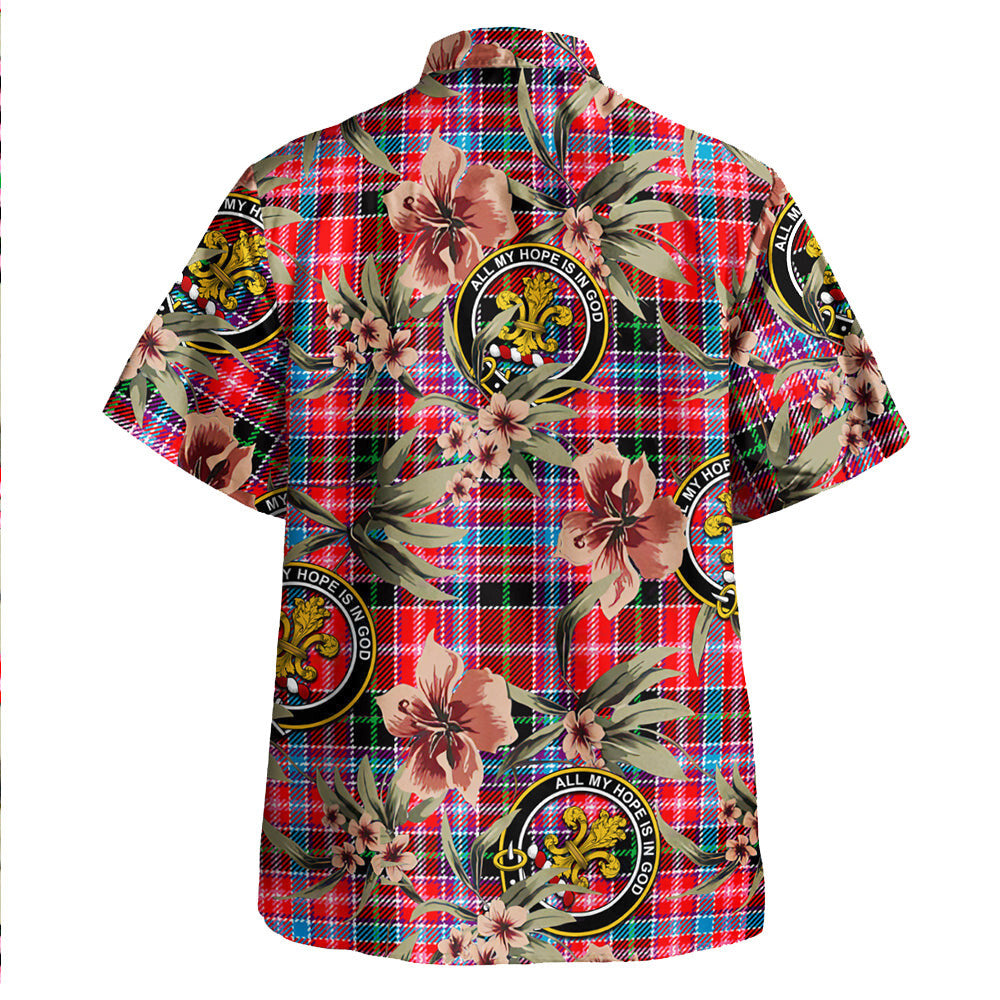 Clan Udny Tartan Crest Badge Aloha Hawaiian Shirt Tropical Old Style SI65 Udny Tartan Tartan Today   