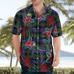 Clan Spalding Murray of Atholl Modern Tartan Scottish Lion Hawaiian Shirt GA69 Spalding Murray of Atholl Modern Tartan Tartan Hawaii Shirt   