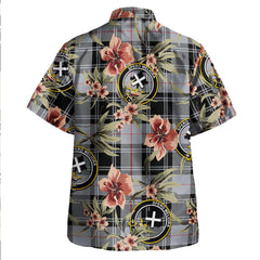 Clan Moffat Modern Tartan Crest Badge Aloha Hawaiian Shirt Tropical Old Style GQ68 Moffat Modern Tartan Tartan Today   