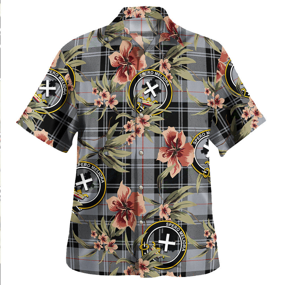 Clan Moffat Ancient Tartan Crest Badge Aloha Hawaiian Shirt Tropical Old Style LM81 Moffat Ancient Tartan Tartan Today   