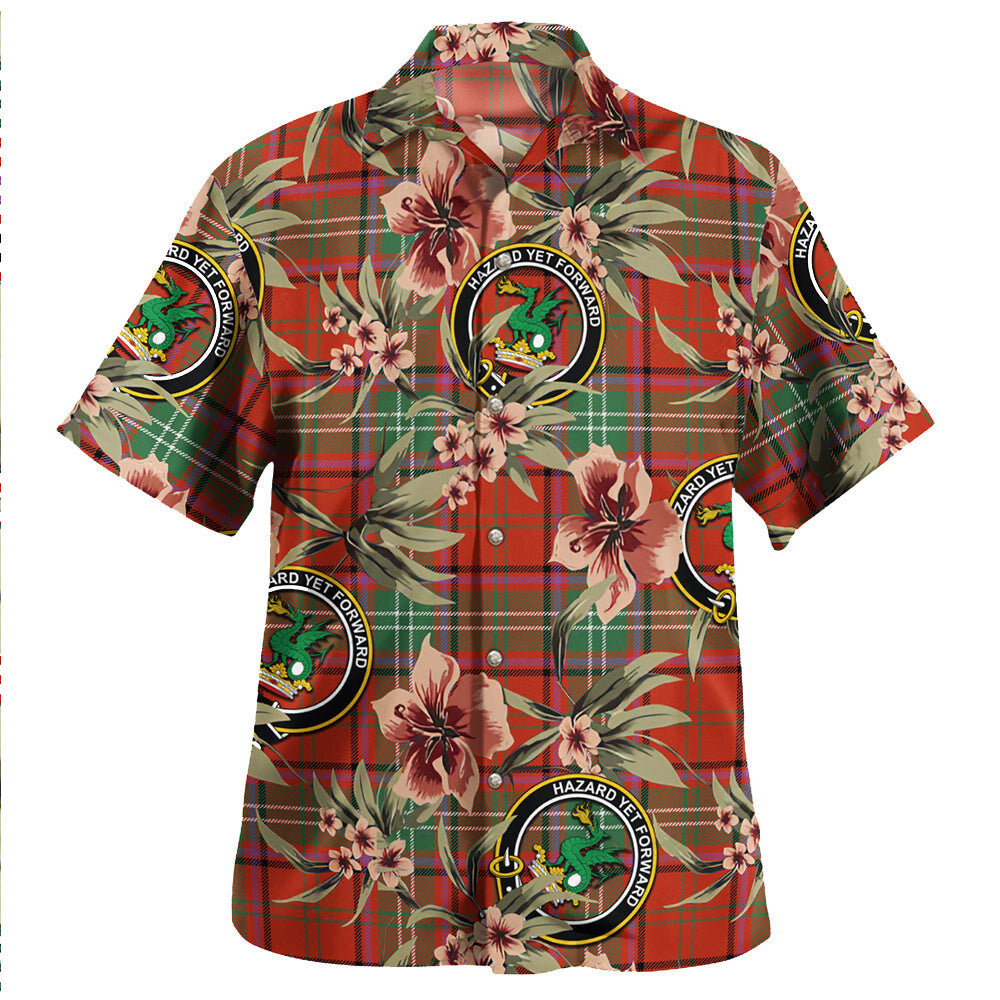 Clan Seton Ancient Tartan Crest Badge Aloha Hawaiian Shirt Tropical Old Style DW69 Seton Ancient Tartan Tartan Today   