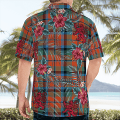 Clan MacNaughton Ancient Tartan Scottish Lion Hawaiian Shirt RQ46 MacNaughton Ancient Tartan Tartan Hawaii Shirt   