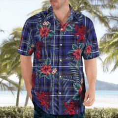 Clan Fleming Tartan Scottish Lion Hawaiian Shirt JQ32 Fleming Tartan Tartan Hawaii Shirt   