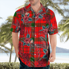 Clan MacDonnell of Keppoch Modern Tartan Scottish Lion Hawaiian Shirt BI24 MacDonnell of Keppoch Modern Tartan Tartan Hawaii Shirt   