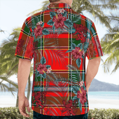 Clan Drummond of Perth Tartan Scottish Lion Hawaiian Shirt GZ20 Drummond of Perth Tartan Tartan Hawaii Shirt   