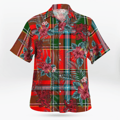 Clan Drummond of Perth Tartan Scottish Lion Hawaiian Shirt GZ20 Drummond of Perth Tartan Tartan Hawaii Shirt   