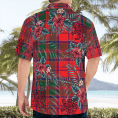 Clan Drummond Modern Tartan Scottish Lion Hawaiian Shirt VS23 Drummond Modern Tartan Tartan Hawaii Shirt   