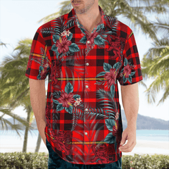 Clan MacIan Tartan Scottish Lion Hawaiian Shirt KE17 MacIan Tartan Tartan Hawaii Shirt   