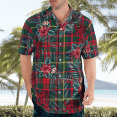 Clan MacKintosh Hunting Modern Tartan Scottish Lion Hawaiian Shirt EP73 MacKintosh Hunting Modern Tartan Tartan Hawaii Shirt   