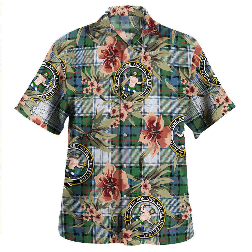 Clan Murray of Atholl Dress (Murray Dress) Ancient Tartan Crest Badge Aloha Hawaiian Shirt Tropical Old Style IH39 Murray of Atholl Dress (Murray Dress) Ancient Tartan Tartan Today   