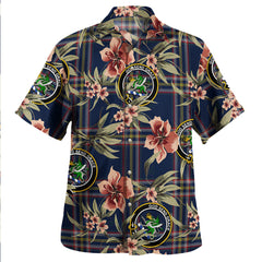 Clan Crichton (Creighton) Modern Tartan Crest Badge Aloha Hawaiian Shirt Tropical Old Style CC73 Crichton (Creighton) Modern Tartan Tartan Today   