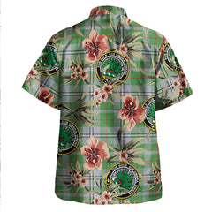 Clan Irvine of Glentulchan Modern Tartan Crest Badge Aloha Hawaiian Shirt Tropical Old Style XO41 Irvine of Glentulchan Modern Tartan Tartan Today   