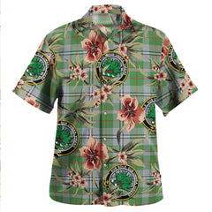 Clan Irvine of Glentulchan Modern Tartan Crest Badge Aloha Hawaiian Shirt Tropical Old Style XO41 Irvine of Glentulchan Modern Tartan Tartan Today   