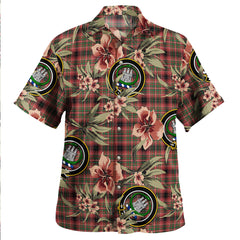 Clan Innes of Cowie Modern Tartan Crest Badge Aloha Hawaiian Shirt Tropical Old Style UV97 Innes of Cowie Modern Tartan Tartan Today   