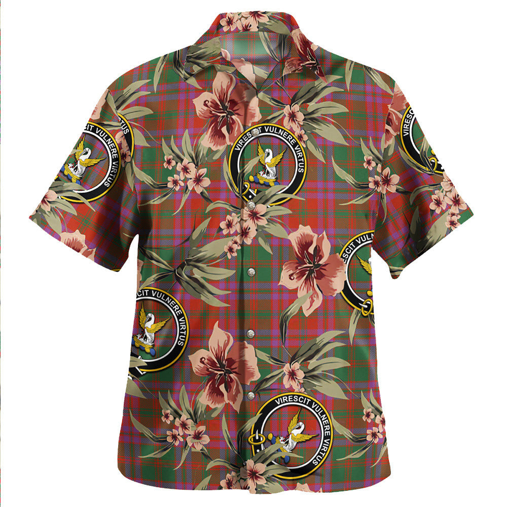 Clan Stewart of Killiecrankie Ancient Tartan Crest Badge Aloha Hawaiian Shirt Tropical Old Style UK69 Stewart of Killiecrankie Ancient Tartan Tartan Today   