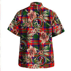 Clan Hopkirk Tartan Crest Badge Aloha Hawaiian Shirt Tropical Old Style AT11 Hopkirk Tartan Tartan Today   