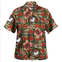 Clan MacNaughton Ancient Tartan Crest Badge Aloha Hawaiian Shirt Tropical Old Style MC75 MacNaughton Ancient Tartan Tartan Today   