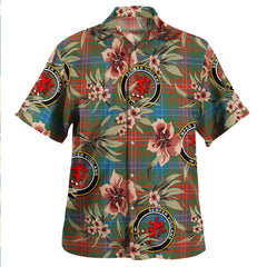 Clan Wilson Ancient Tartan Crest Badge Aloha Hawaiian Shirt Tropical Old Style JW93 Wilson Ancient Tartan Tartan Today   