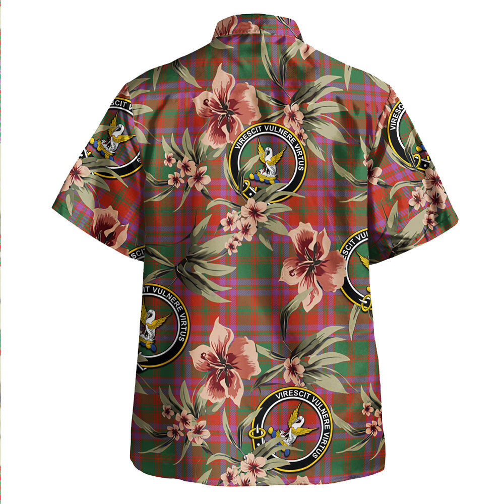 Clan Stewart of Killiecrankie Ancient Tartan Crest Badge Aloha Hawaiian Shirt Tropical Old Style UK69 Stewart of Killiecrankie Ancient Tartan Tartan Today   