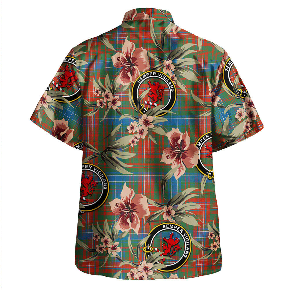 Clan Wilson Ancient Tartan Crest Badge Aloha Hawaiian Shirt Tropical Old Style JW93 Wilson Ancient Tartan Tartan Today   