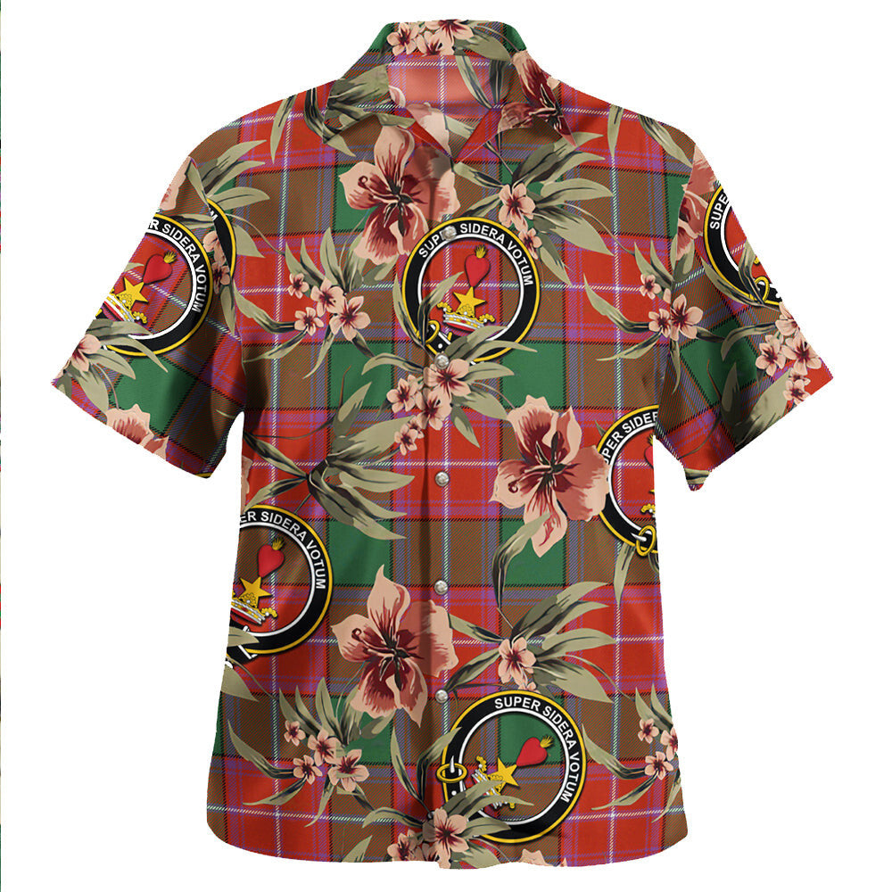 Clan Rattray Ancient Tartan Crest Badge Aloha Hawaiian Shirt Tropical Old Style PL90 Rattray Ancient Tartan Tartan Today   