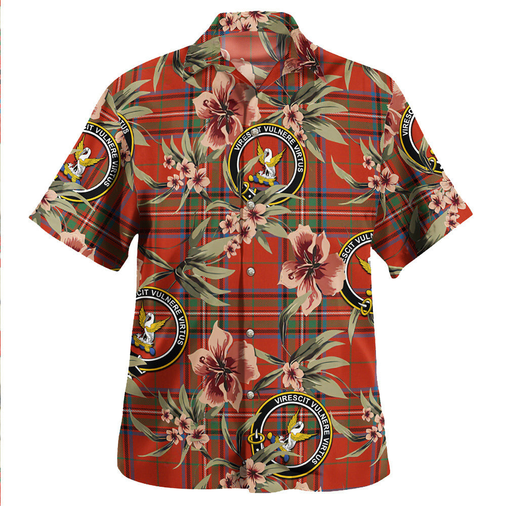 Clan Stewart of Rothesay Ancient Tartan Crest Badge Aloha Hawaiian Shirt Tropical Old Style LK69 Stewart of Rothesay Ancient Tartan Tartan Today   