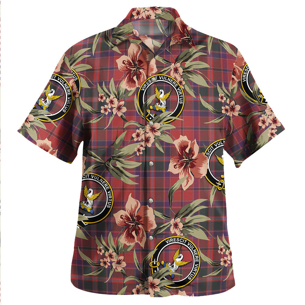 Clan Stewart of Ardshiel Weathered Tartan Crest Badge Aloha Hawaiian Shirt Tropical Old Style BC13 Stewart of Ardshiel Weathered Tartan Tartan Today   