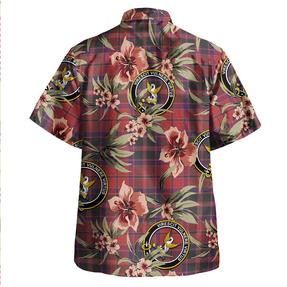 Clan Stewart of Ardshiel Weathered Tartan Crest Badge Aloha Hawaiian Shirt Tropical Old Style BC13 Stewart of Ardshiel Weathered Tartan Tartan Today   