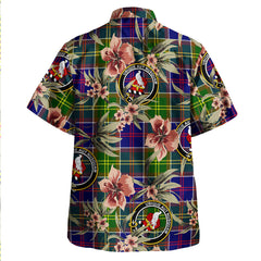 Clan Whitefoord Modern Tartan Crest Badge Aloha Hawaiian Shirt Tropical Old Style RX16 Whitefoord Modern Tartan Tartan Today   